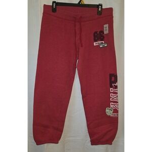 VS Pink University My Favorite Sweats Fleece Sweats Jogger Size Medium 07 Y2k